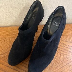 STUART WEITZMAN Suede Black Bootie High Heels Size 7